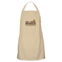 Will Work for Chocolate Apron